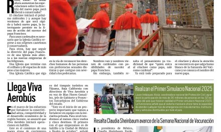 Portada RCG Nacional e Internacional [30 de abril de 2025] ¿Liberal o conservador?; llega Viva Aerobús y más…