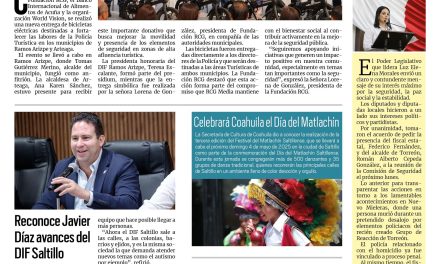 Portada RCG Media [26 de abril de 2025] Fundación RCG apoya a Ramos Arizpe y Arteaga; arrestan a presunto asaltante de tiendas de conveniencia y más…
