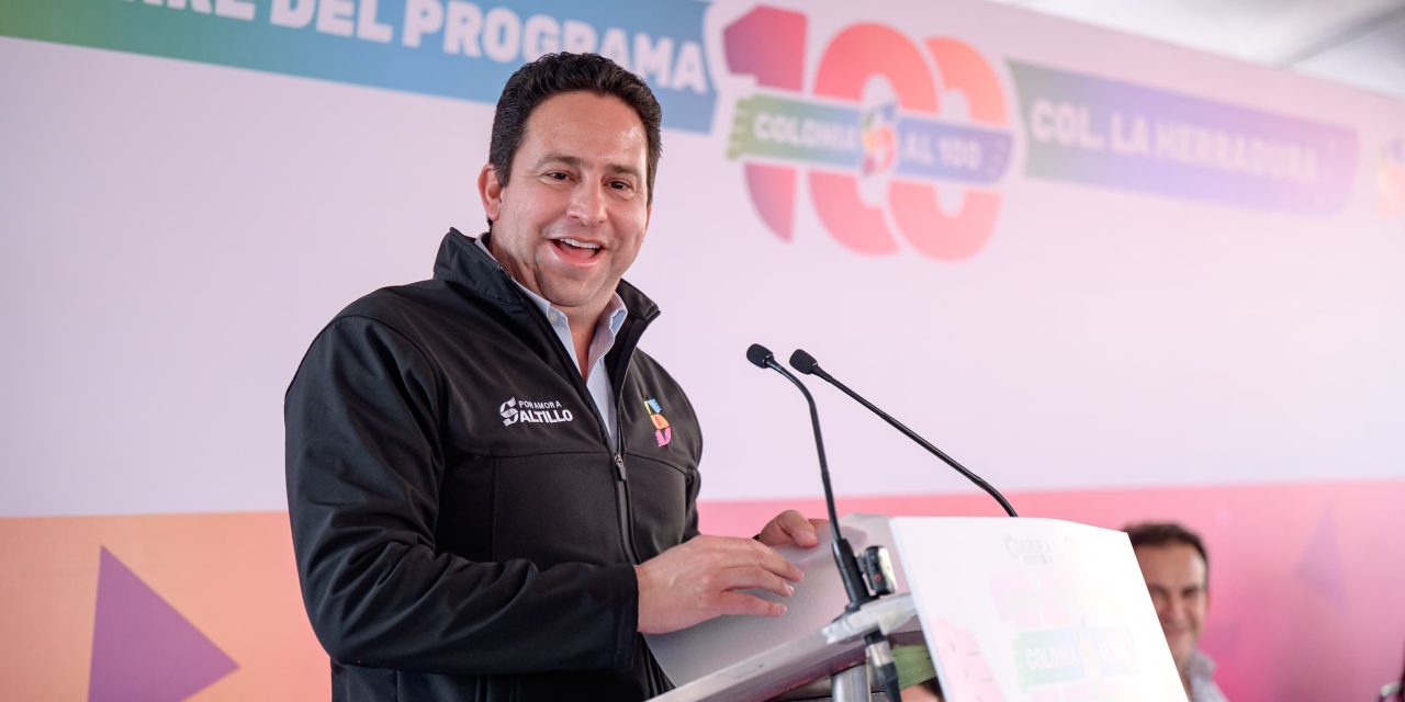 Destaca Javier Díaz logros del programa ‘Colonias al 100’