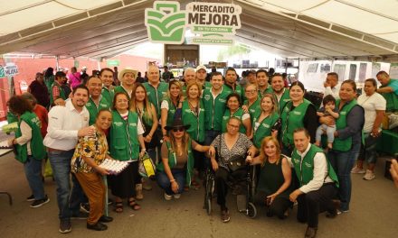 Lleva Mercadito Mejora beneficios a la colonia Espinoza Mireles