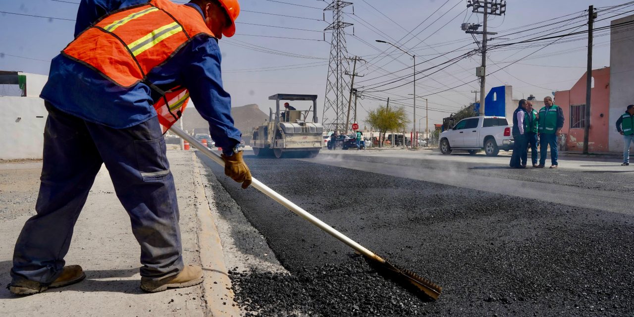 Mejoran vialidades en Ramos Arizpe