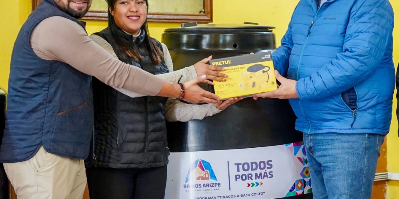 Recibe gran aceptación el programa ‘Tinacos Para Todos’ en Ramos Arizpe