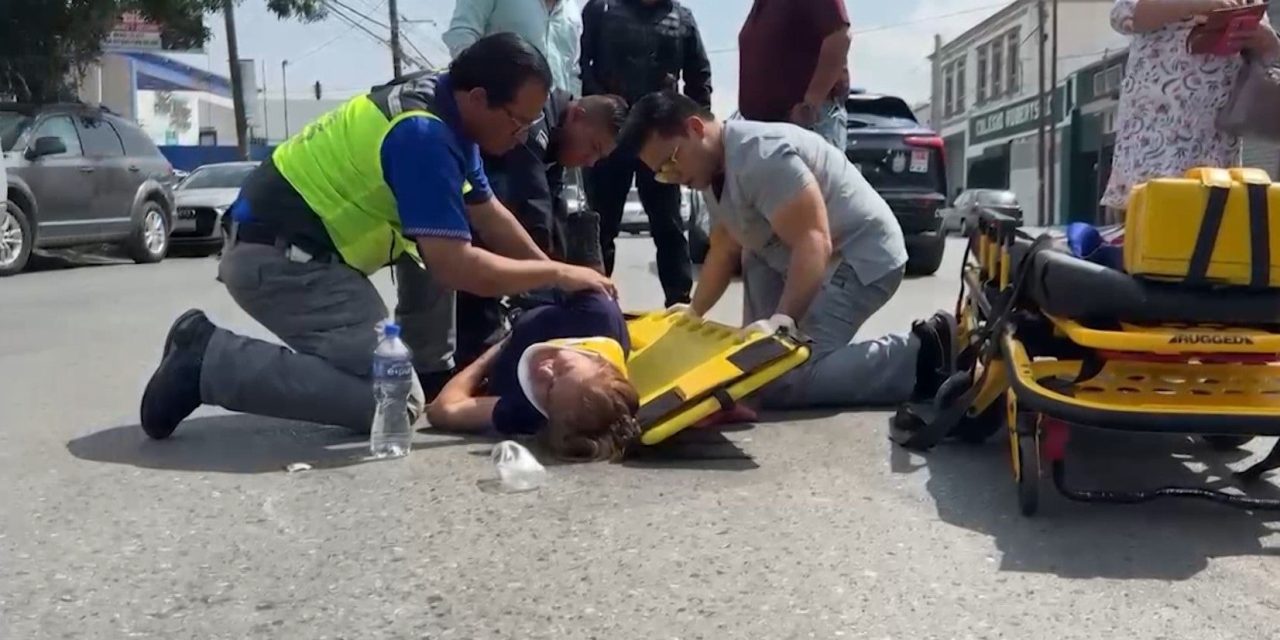 Arrollan a mujer en la zona centro de Saltillo