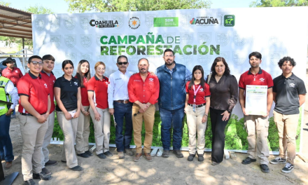 Dan inicio a campaña de reforestación en Acuña