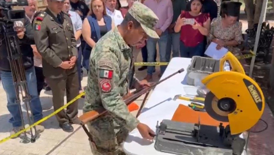 Inicia en Arteaga Canje de Armas 2025