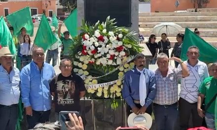 Conmemoran aniversario luctuoso de Emiliano Zapata en Saltillo