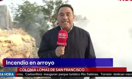 Reportan incendio en arroyo al oriente de Saltillo