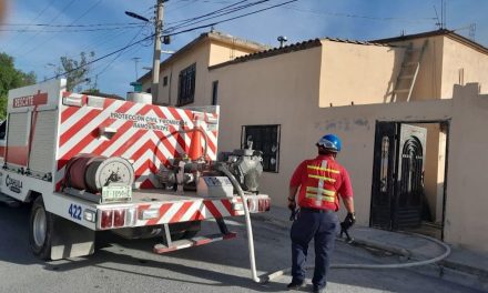 Incendio en domicilio de la colonia La Esmeralda sin personas lesionadas