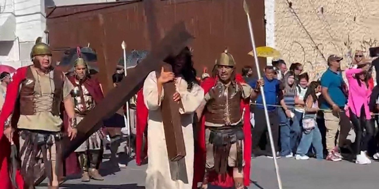 Listos para Viacrucis del Ojo de Agua en Saltillo