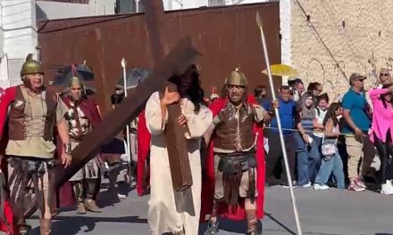 Listos para Viacrucis del Ojo de Agua en Saltillo