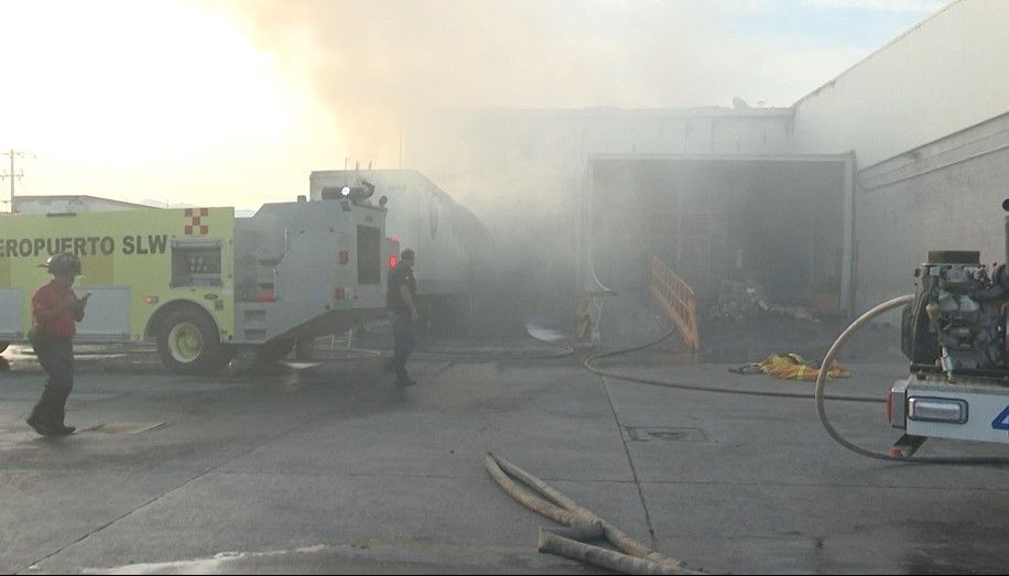 Se incendió Plaza Bella del municipio de Ramos Arizpe