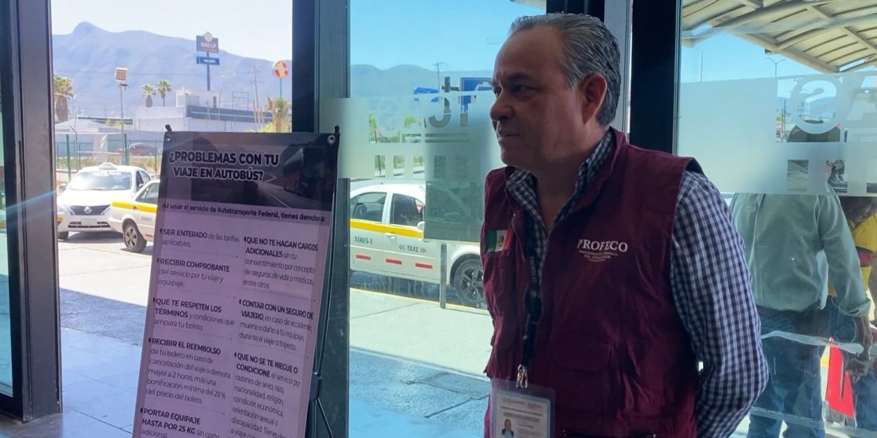 PROFECO instala módulo de atención a en la Central de Autobuses
