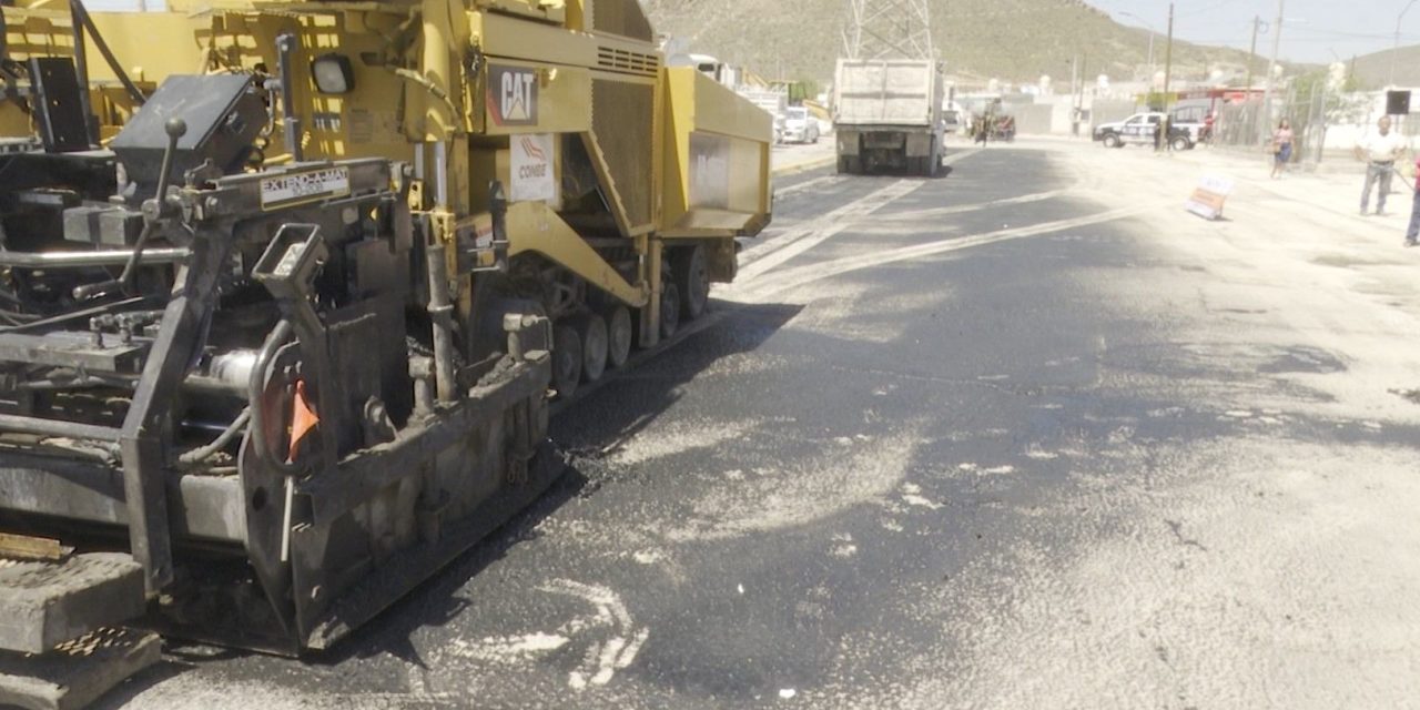Recarpetean calles de la Analco en Ramos Arizpe