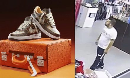 Pareja roba unos tenis Nike de más de 1 millón de pesos en una tienda de Polanco