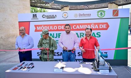 Comienza Carlos Villarreal campaña de canje de armas
