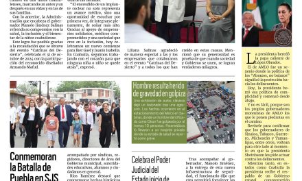 Portada RCG Carbonífera [6 de mayo de 2025] Realizan encendido de implantes cocleares a niños coahuilenses; conmemoran la Batalla de Puebla en SJS y más…