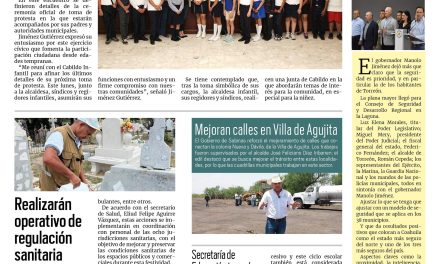 Portada RCG Carbonífera [9 de mayo de 2025] Alistan toma de protesta del Cabildo Infantil de Múzquiz; realizan jornada de salud para mascotas y más…