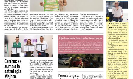 Portada RCG Centro [8 de mayo de 2025] DIF Monclova invita al Mercadito del Día de las Madres 2025; invitan a conductores de plataformas digitales a tramitar permisos y más…