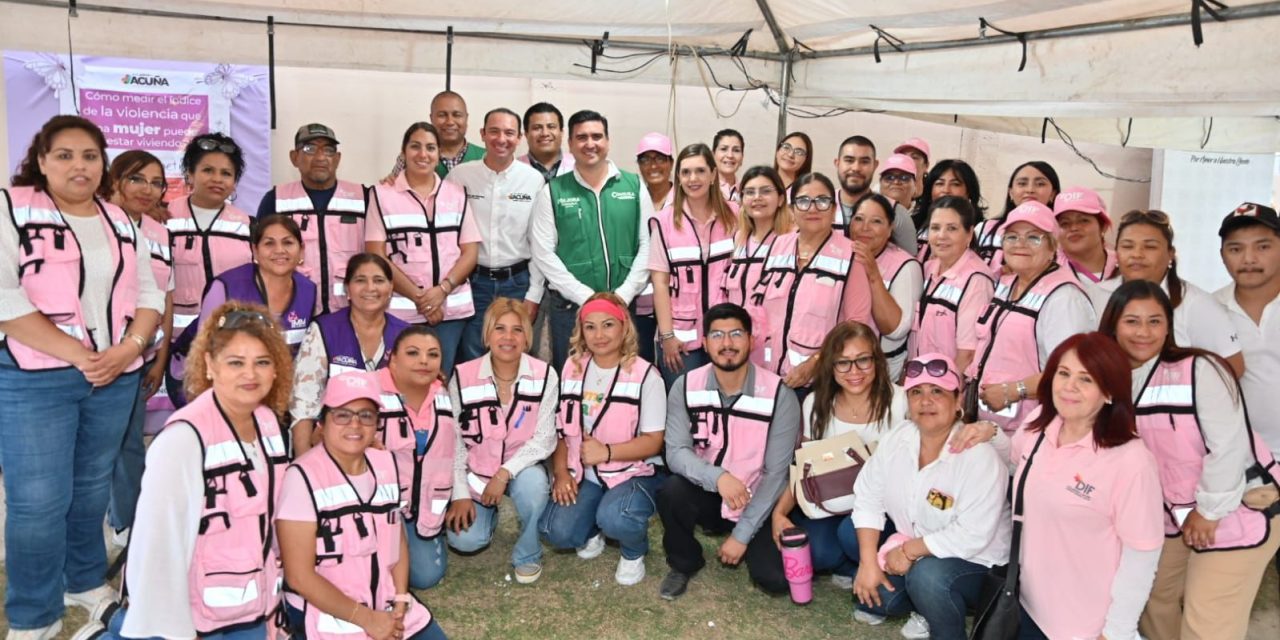 Realizan macrobrigada de servicios en Acuña