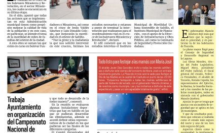 Portada RCG Media [9 de mayo de 2025] Supervisa Javier Díaz obras de reordenamiento vial en Mirasierra; trabaja Ayuntamiento en organización del Campeonato Nacional de Tiro con Arco y más…