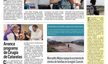 Portada RCG Media [31 de mayo de 2025] Entregan Javier y Luly 214 aparatos auditivos; formalizan su amor 60 parejas en las Bodas Comunitarias de Ramos Arizpe y más…