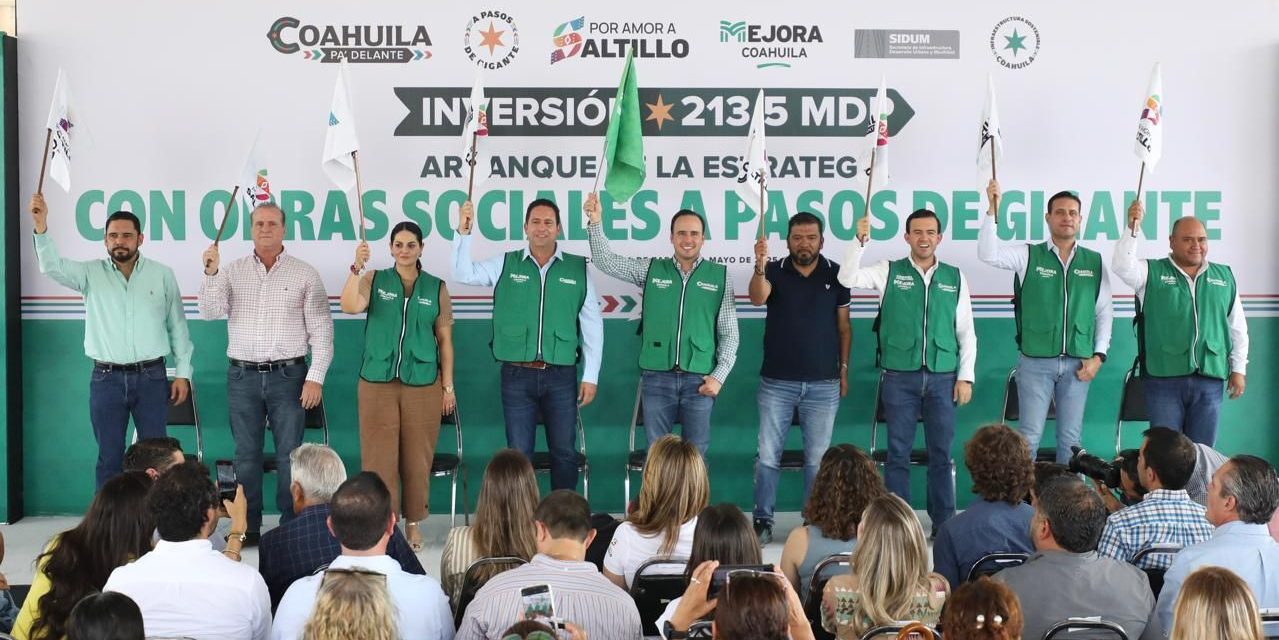 Inicia la estrategia Obras Sociales a Pasos de Gigante en Saltillo