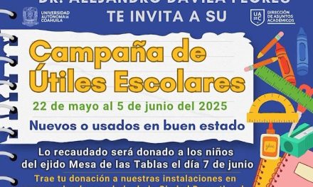 Abre UAdeC colecta de útiles escolares