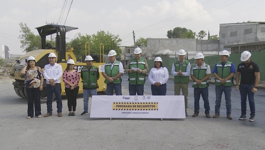 Avanza programa de recarpeteo, se mejoran vialidades de Ramos Arizpe