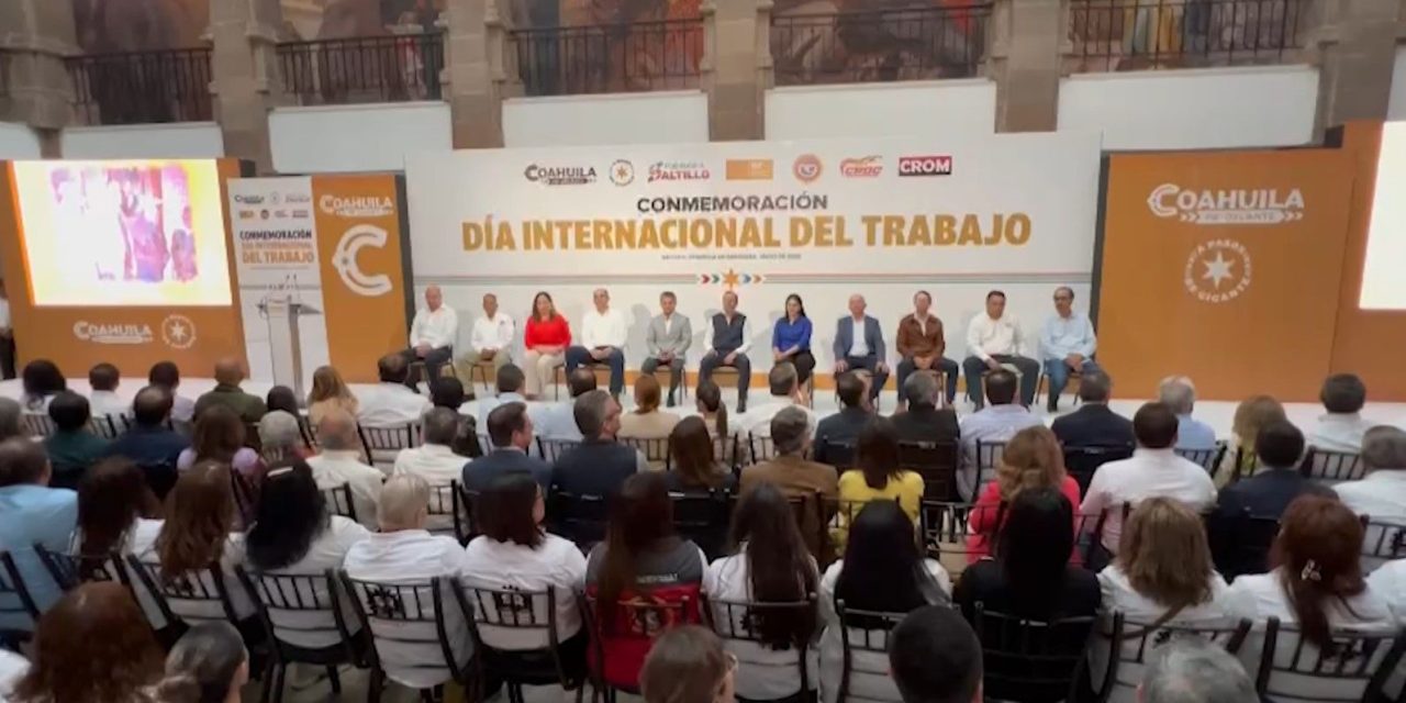 Conmemora gobierno del estado Día internacional del Trabajo