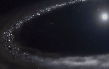 Hallan por primera vez hielo de agua cristalino fuera del sistema solar gracias al telescopio James Webb