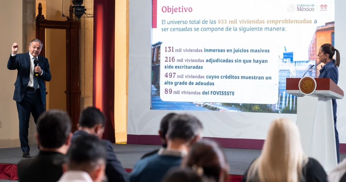 Infonavit detecta 933 mil viviendas en conflicto; Gobierno alista censo para resolver casos