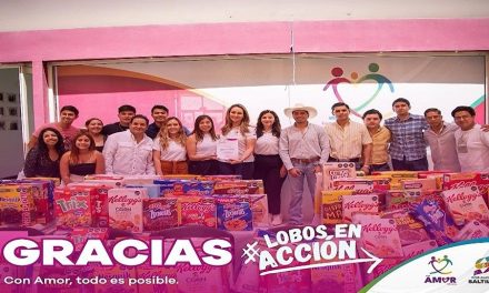 Entregan ‘Lobos en Acción’ de UAdeC al DIF Saltillo 250 cajas de cereal