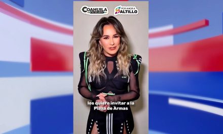 María José llega a Saltillo para celebrar el día de las madres este viernes