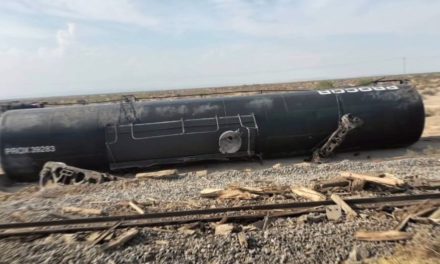 Ocurrió un descarrilamiento de tren en Parras