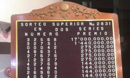 Saltillense gana premio mayor de 8 millones en sorteo de la Lotería Nacional