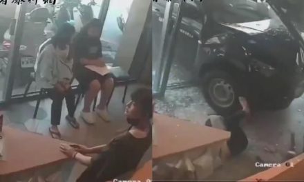 Camioneta irrumpe en restaurante en Taiwán y deja al menos 13 heridos (video)