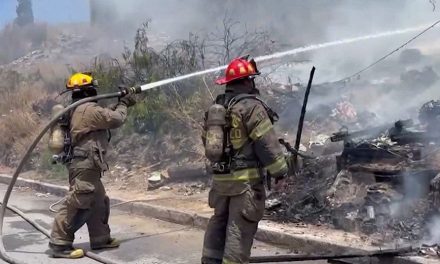 Saltillo: Hombre se queda sin hogar al registrarse un incendio en su tejaban