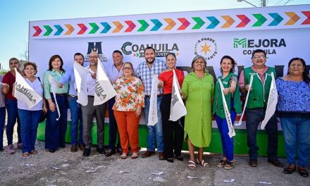 Carlos Villarreal arranca obra de pavimentación en la colonia Lupita Murguía