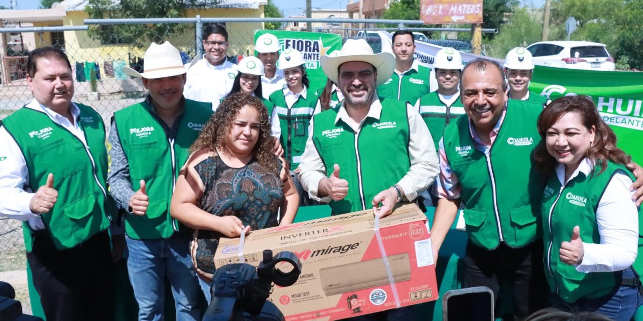 Llega programa de minisplits a bajo costo a San Juan de Sabinas