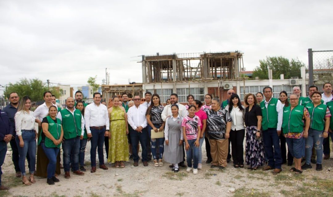 Gobierno del estado construye aula en Piedras Negras