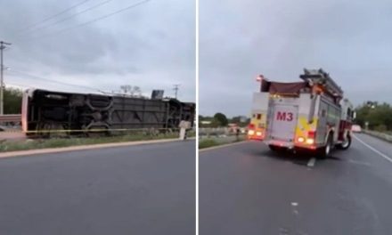 Tragedia en Nuevo León: Mueren 11 personas tras volcadura de autobús en Hualahuises
