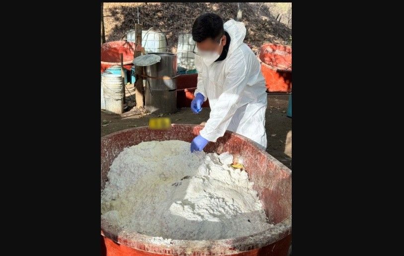 Decomisan 43 kilos de metanfetamina en operativo militar en Culiacán