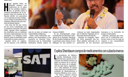 Portada RCG Nacional e Internacional [4 de junio de 2025] Abogado indígena se perfila como próximo presidente de la SCJN; alista SAT visitas a contribuyentes y más…