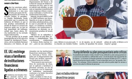 Portada RCG Nacional e Internacional [27 de junio de 2025] ‘No hay pruebas de lavado de dinero en contra de instituciones financieras’; EE. UU. restringe visas a familiares de instituciones financieras ligadas crímenes y más…