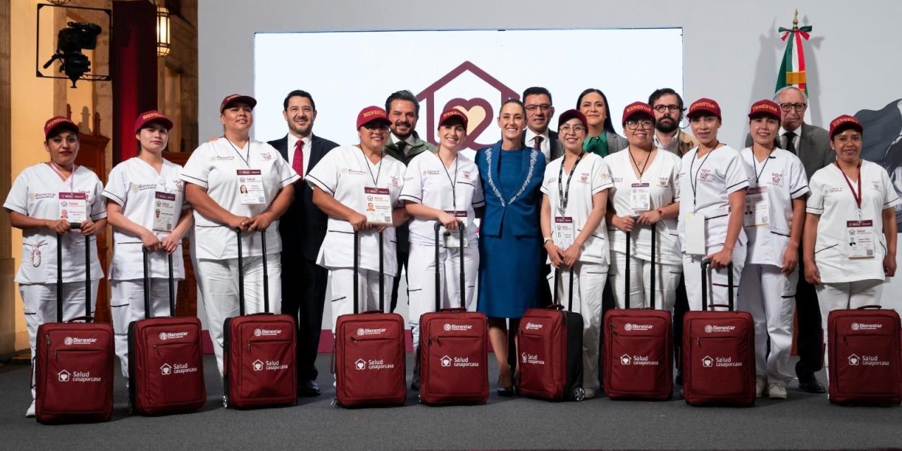 Claudia Sheinbaum encabeza el arranque del programa Salud Casa por Casa