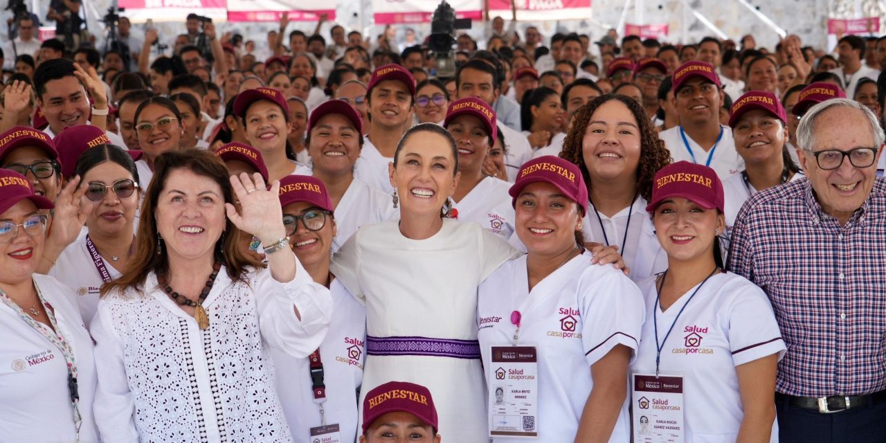 Sheinbaum lanza el programa ‘Salud Casa por Casa’