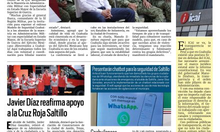 Portada RCG Media [27 de junio de 2025] Comparte Manolo Jiménez Modelo de Seguridad Coahuila con militares; Ramos Arizpe y DeAcero firman convenio a favor del agua y más…