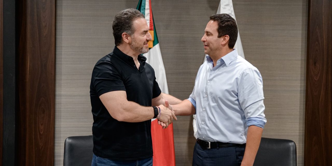 Refuerzan lazos de coordinación Javier Díaz y Adrián de la Garza