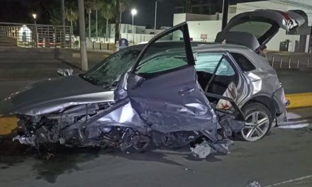 Joven en estado de ebriedad se estampa contra muro en V. Carranza cuando escapaba de la policía de Ramos