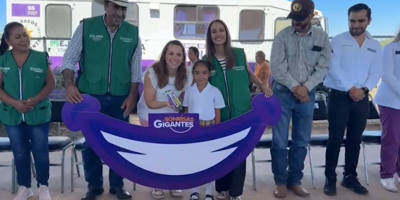 En el programa ‘Sonrisas de Gigantes’ entregan cepillos de dientes y pastas en ejidos de Coahuila